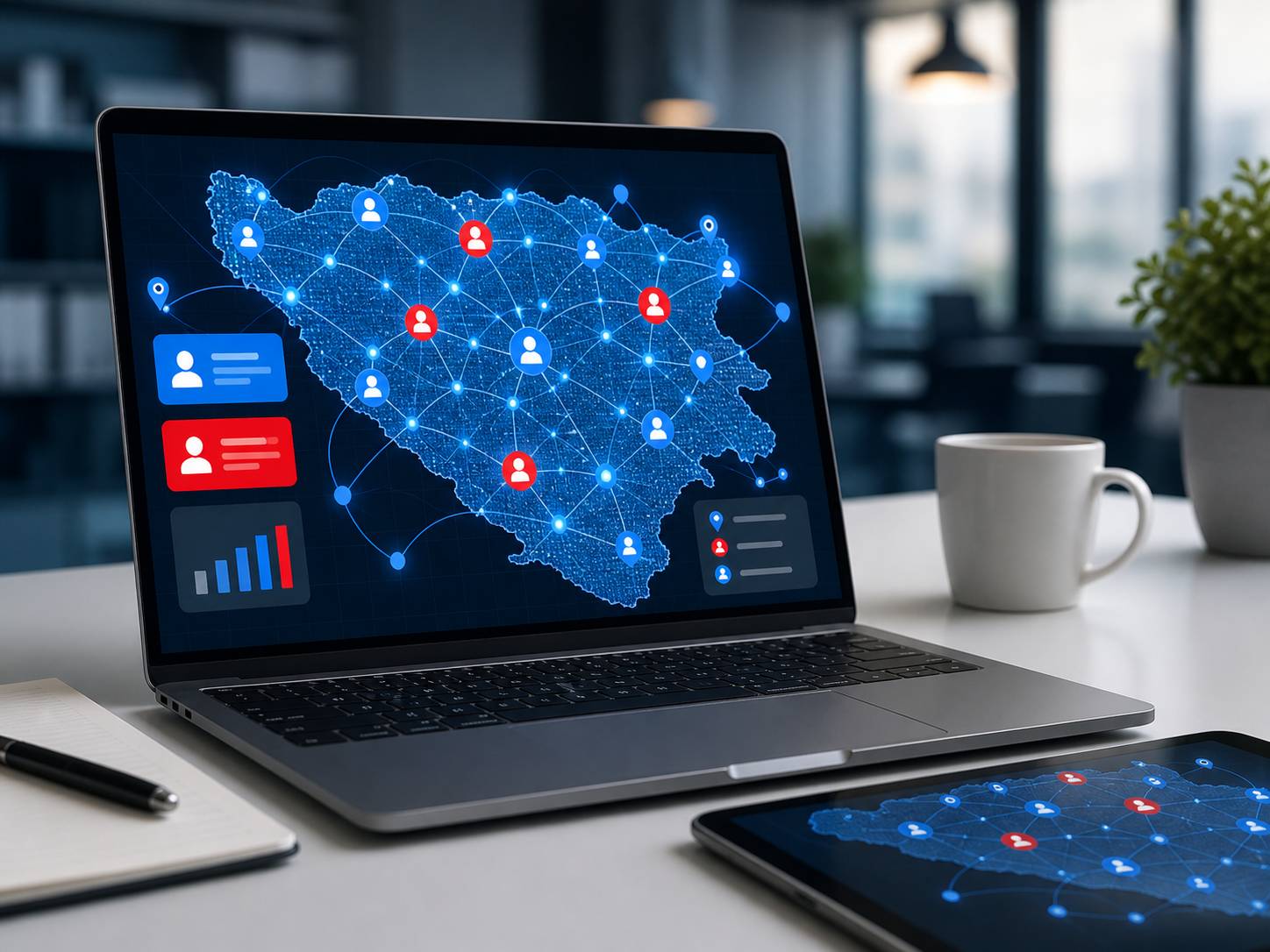 Digitalna mreža autoškola i kandidata u Bosni i Hercegovini